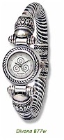 Divona Celtic Silver Triskele
(Irish Bangle Watch)