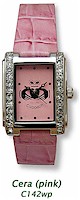 Irish Pink Claddagh Silver Crystal Accent Watch
(Quartz Movement)