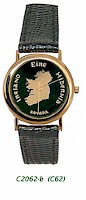 Ireland Hibernia Map Gold Plated Watch
(Quartz Movement)
