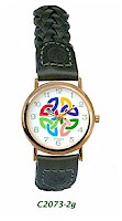 Trinity Knot Ladies Gold Watch
(Interlacing Color Patterns)