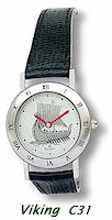 Viking Ship Ladies Silver Plated Watch
(Quartz Movement)