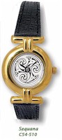 Womens Irish Celtic Triskele
(Gold Plated Watch)
