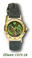 Book of Kells Bird Irish Made
(Ladies Celtic Gold Watch)