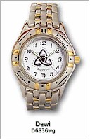 Celtic Triskele Gold & Silver Mens Watch
(Quartz)