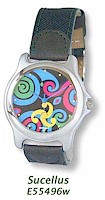 Sucellus Mens Irish Triskele
(Silver Muticolored Watch)