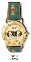 Oisin Mens Claddagh Watch
(Gold Plated)