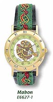 Celtic Peacock Mens Gold Irish Watch
(Book of Kells)