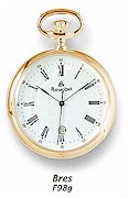 Irish Claddagh Open Face Pocket Watch
(Gold Plated)