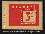 Sb14 (sg) 1964 Red On Yellow 3/ Booklet