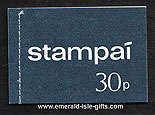 Sb19 (sg) 1971 Slate-green Cover 30p Booklet