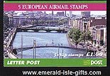 Sb71 (sg) 1999 European Airmail ?.60 Booklet