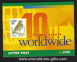 Sb92 (sg) 2001 Birds ?.50 Booklet Worldwide Mail 
