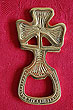 Irish Shamrock Brass Bottle Opener
(Boxed)