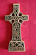 Brass Irish Celtic Cross Black
(Freestanding)