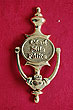 Irish Claddagh Cead Mile Failte Brass Door Knocker
(Plain)