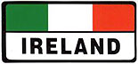 Ireland Tricolor Irish Car
(Bumper Sticker Decal)
