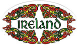 Ireland Celtic Oval Irish Car
(Bumper Sticker Decal)