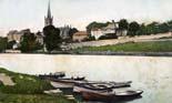 Sligo Town -  Riverside
(Tinted color photo)
