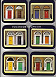 Georgian Doors Of Dublin Set Of 6 Quality Coasters