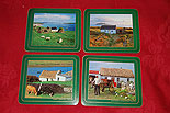 Irish Cottages Set of 4
(Corked Wood Coasters)