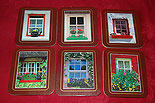 Irish Windows Set of 6 Coasters
(Corked Wood)