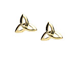 10CT Gold Trinity Knot Stud Earrings 10k