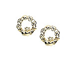 Gold 10K Claddagh Celtic Knot Pure Earrings
(Celtic Irish Handcrafts)