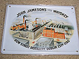 John Jameson Irish Whiskey
(Metal Advert Mini Sign)
