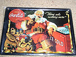 Coca Cola Christmas
(Metal Vintage Advert Mini Sign)