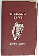 Red Irish Driving Licence Wallet
(genuine leather)