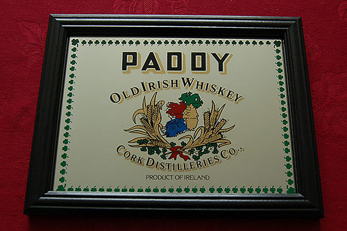 Paddy Irish Whiskey Pub Bar Mirror Vintage Paddy Irish Whiskey Pub Bar Mirror Vintage
(Available in Regular & Large Sizes)