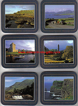 Views Of Ireland Set Of 6 Quality Coasters Views Of Ireland Set Of 6 Quality Coasters