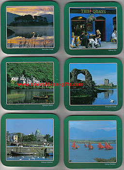 County Galway Ireland Set Of 6 Quality Scenic Coasters County Galway Ireland Set Of 6 Quality Scenic Coasters