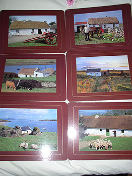 Irish Cottages Set Of 6 Quality Placemats Irish Cottages Set Of 6 Quality Placemats