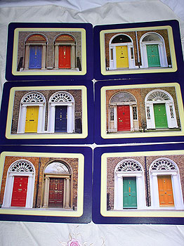 Georgian Doors Of Dublin Set Of 6 Quality Placemats Georgian Doors Of Dublin Set Of 6 Quality Placemats