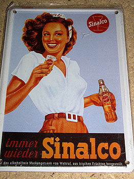 Sinalco Vintage Sinalco Vintage
(Metal Vintage Advert Miniature Sign)