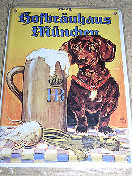 Hofbrauhaus Beer Vintage Hofbrauhaus Beer Vintage
(Metal Vintage Advert Mini Sign)