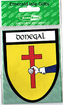 Donegal County Car Sticker Donegal County Car Sticker
(Green & Yellow)