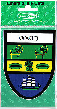 Down County Car Sticker Down County Car Sticker
(Mourne Men)