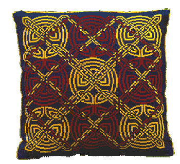 Celtic Circles Cushion Panel Celtic Circles Cushion Panel
(Celtic Cross Stitch)