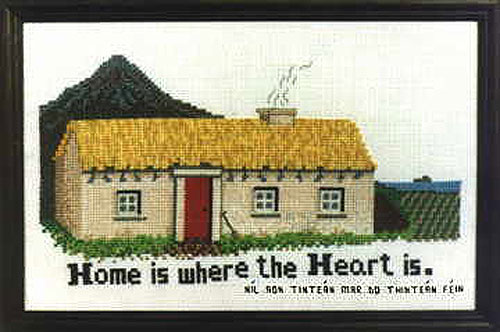 Irish Traditional Cottage Cross Stitch Irish Traditional Cottage Cross Stitch
(Pattern or Kit)