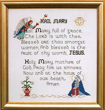 Hail Mary Book Of Kells Hail Mary Book Of Kells
(Celtic Cross Stitch)