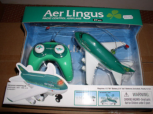 aer lingus toy plane