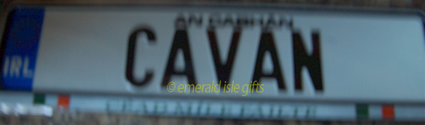 I Love CAVAN Irish Driving Plate I Love CAVAN Irish Driving Plate
(Crafted in Ireland)