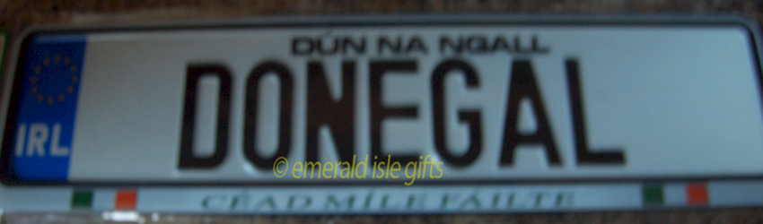 I Love DONEGAL Irish Driving Plate