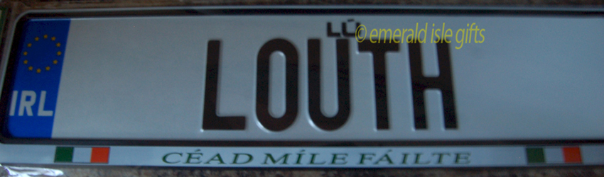 I Love LOUTH Irish Driving Plate I Love LOUTH Irish Driving Plate
(Crafted in Ireland)