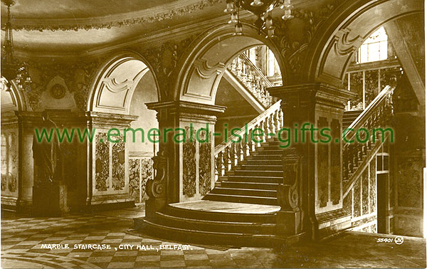 Belfast - City Hall - Marble Staircase