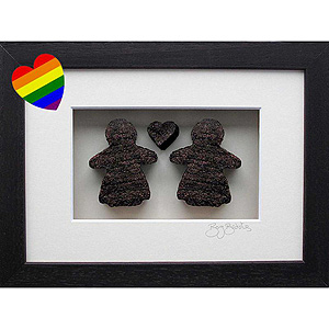 Gay Couple + Heart - Girls Gay Couple + Heart - Girls
(Turft Craft Gift)