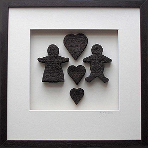 Irish Turf Wedding Gift - Couple Irish Turf Wedding Gift - Couple
(Made from 10,000 year old turf)