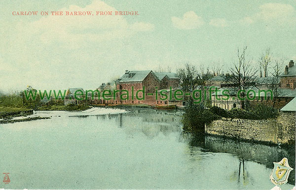 Carlow - Carlow Town - Town from Bridge on River Barrow